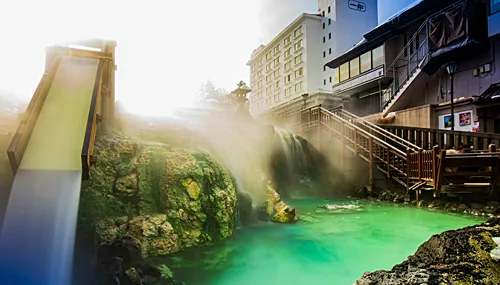 温泉観光地