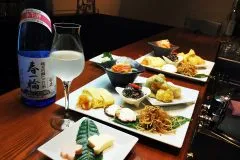 春一輪と前菜