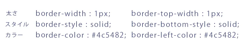 border指定方法