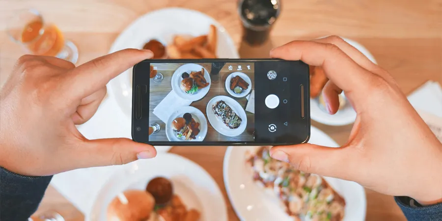 インスタ用の画像撮影